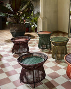 Table Panier Rouge Noir