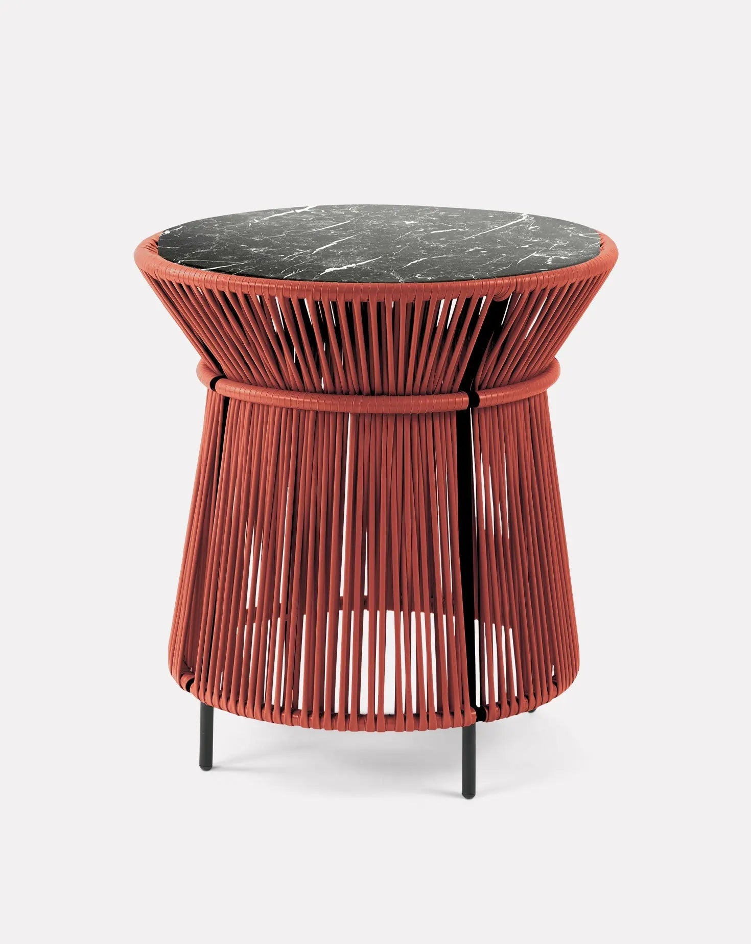 Table d'appoint haute en marbre