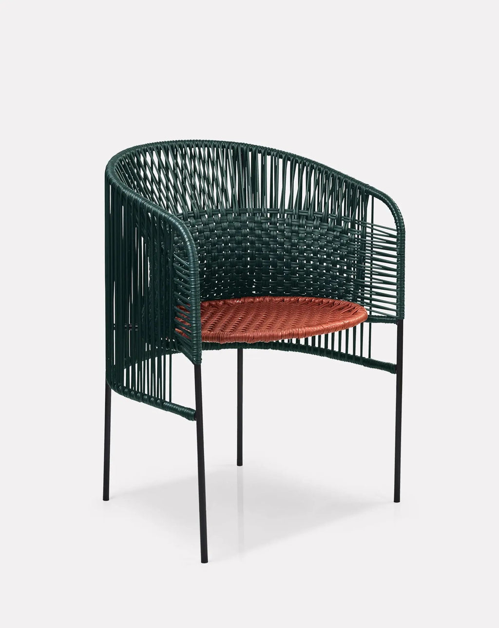 Chaise de salle à manger vert mousse
