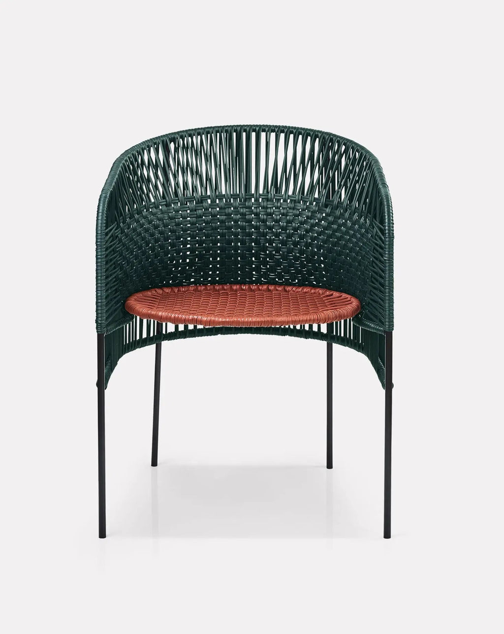 Chaise de salle à manger vert mousse