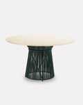 Table de salle à manger vert mousse