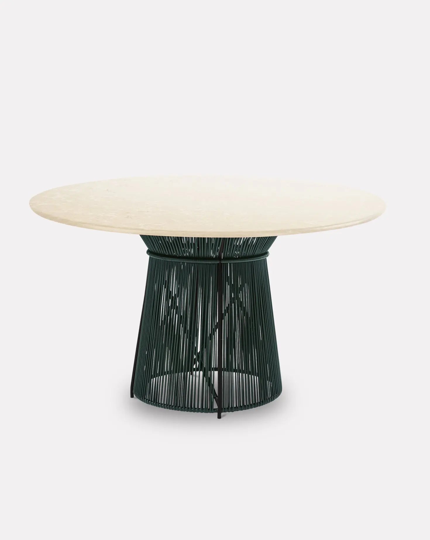 Table de salle à manger vert mousse