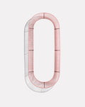 Grand miroir mural Rose
