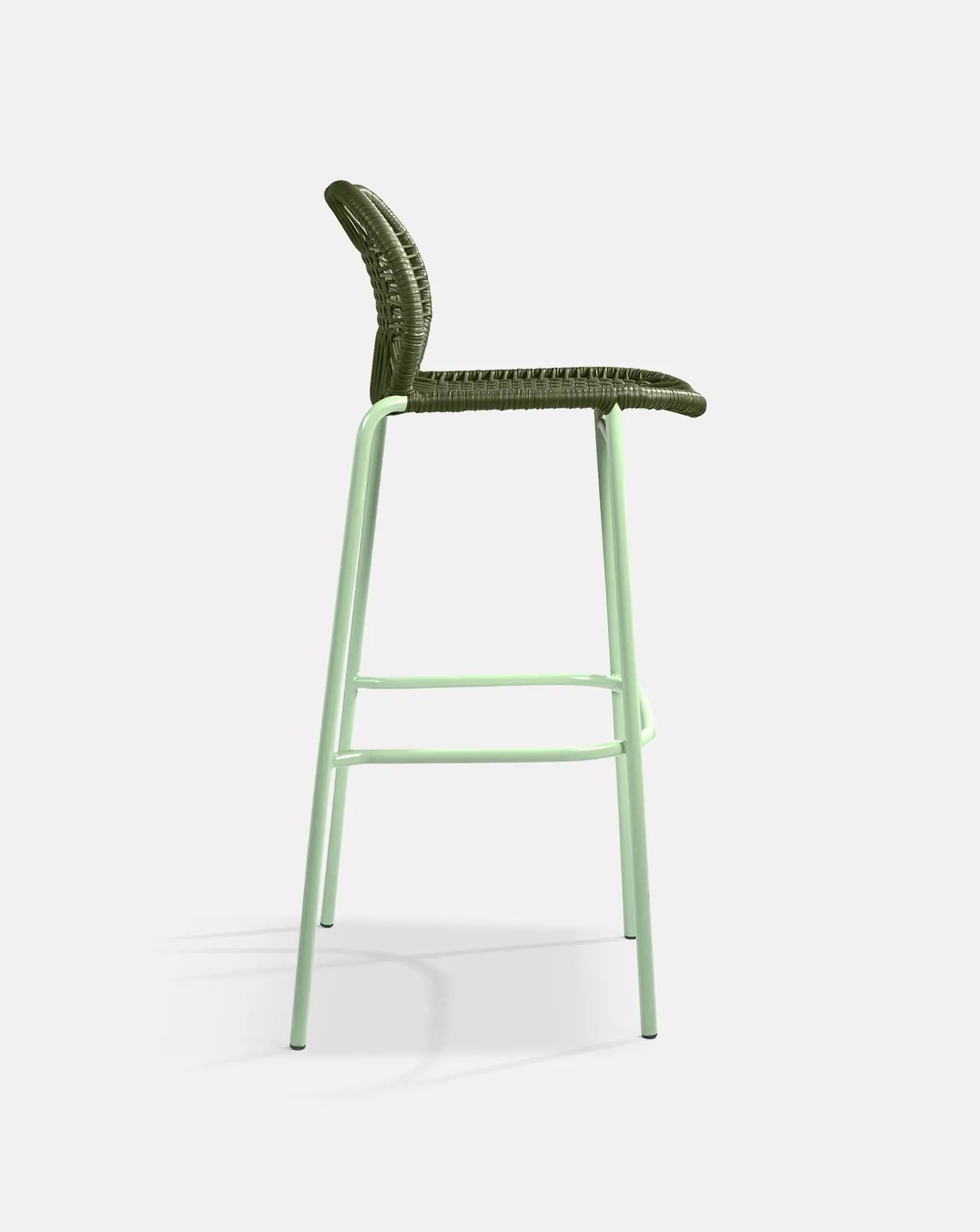 Tabouret de bar vert olive