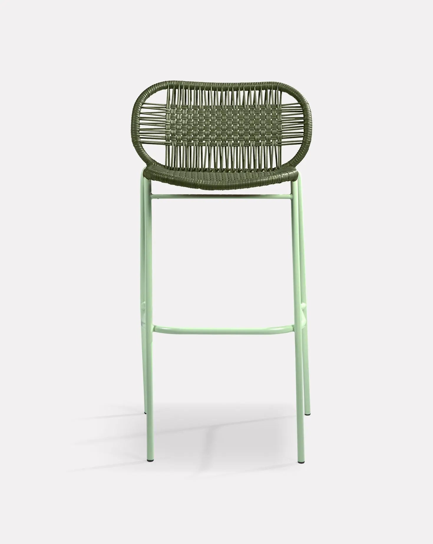 Tabouret de bar vert olive