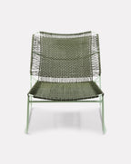 Lit de repos vert olive et vert pastel