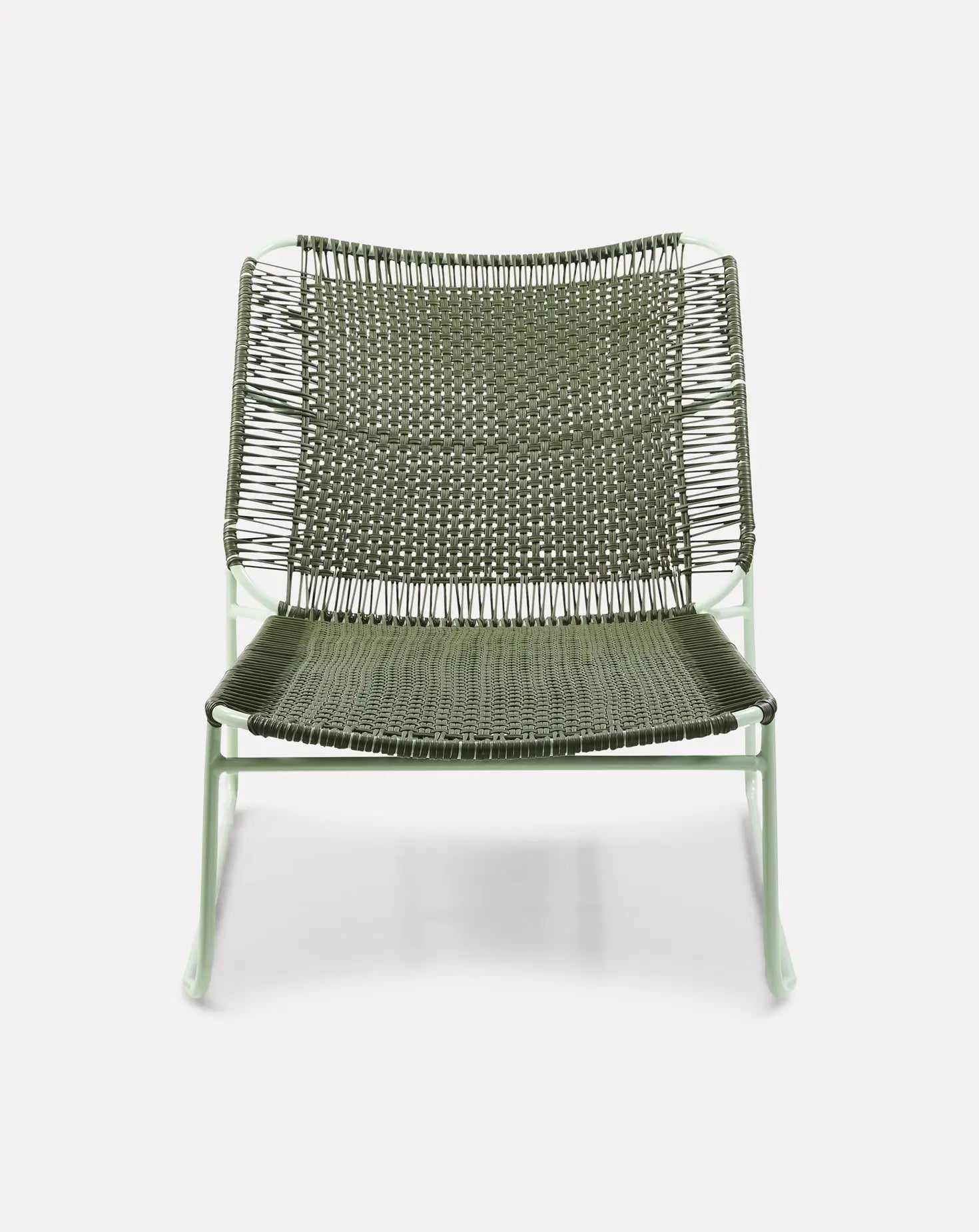 Lit de repos vert olive et vert pastel