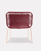 Fauteuil bas rouge
