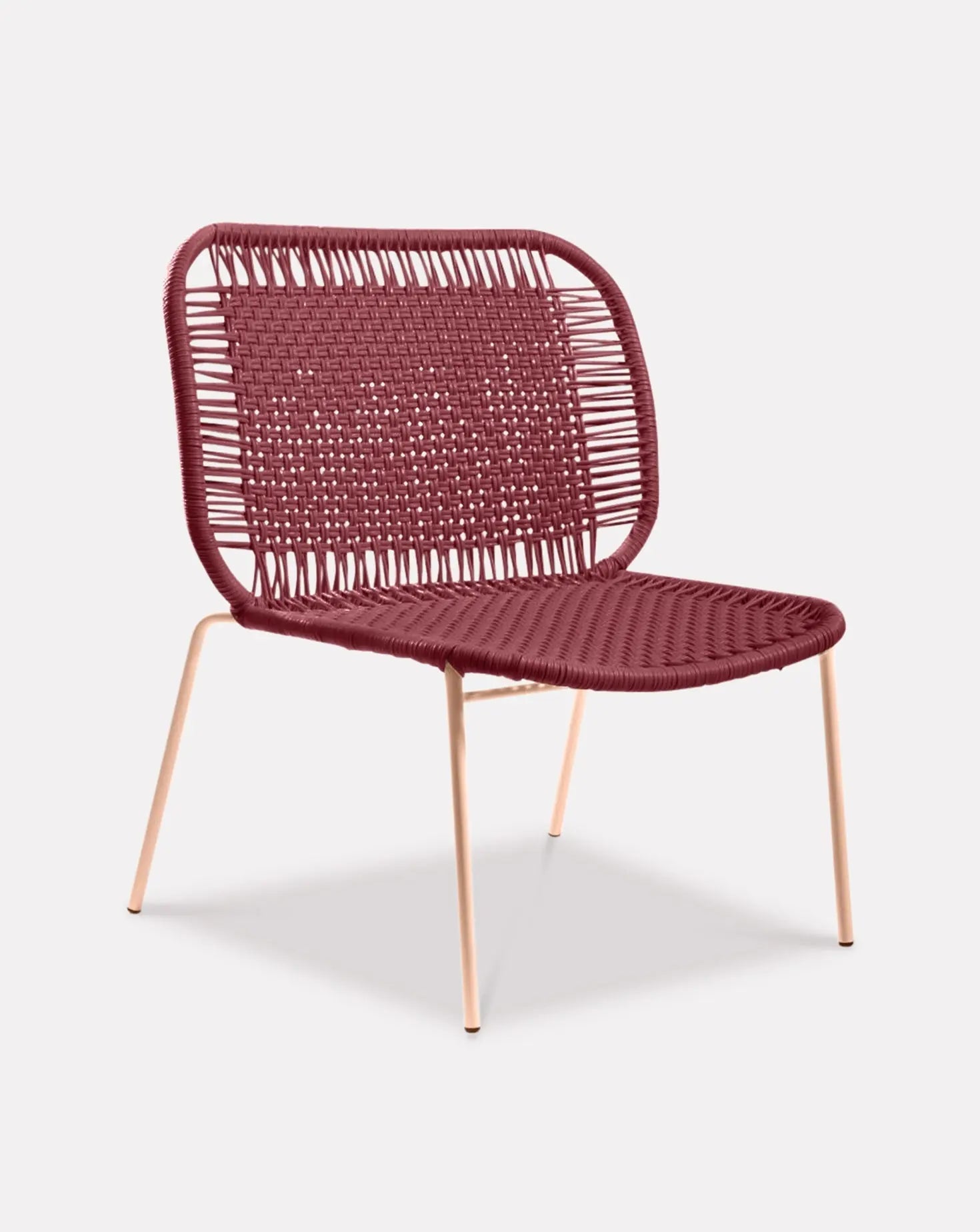 Fauteuil bas rouge