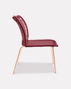 Fauteuil bas rouge