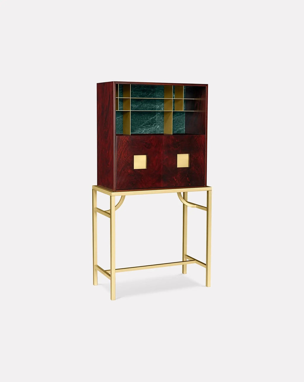 Grand meuble en bois d'acajou Zuan