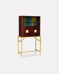 Grand meuble en bois d'acajou Zuan
