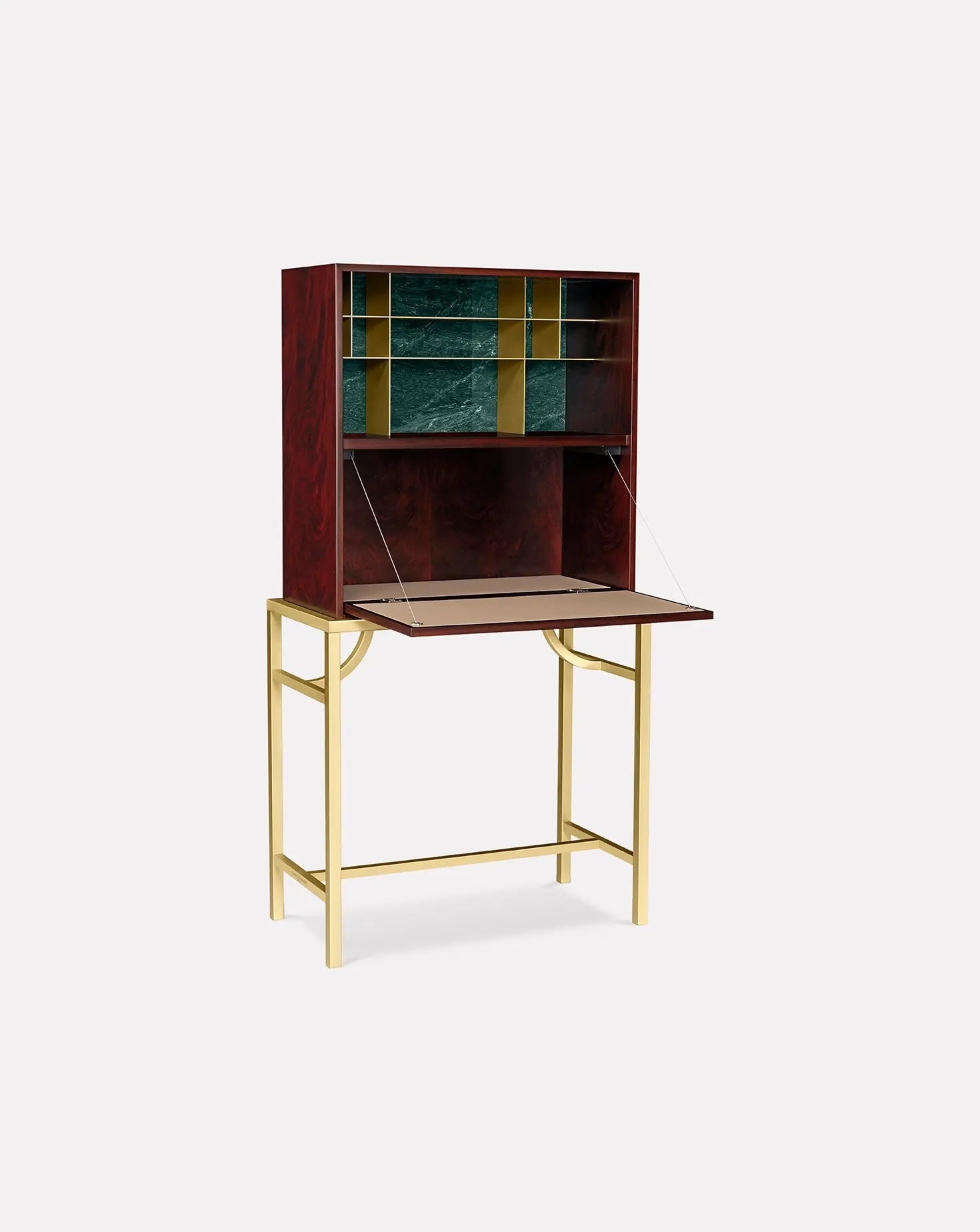 Grand meuble en bois d'acajou Zuan