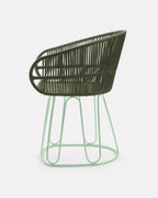 Chaise de salle à manger vert olive