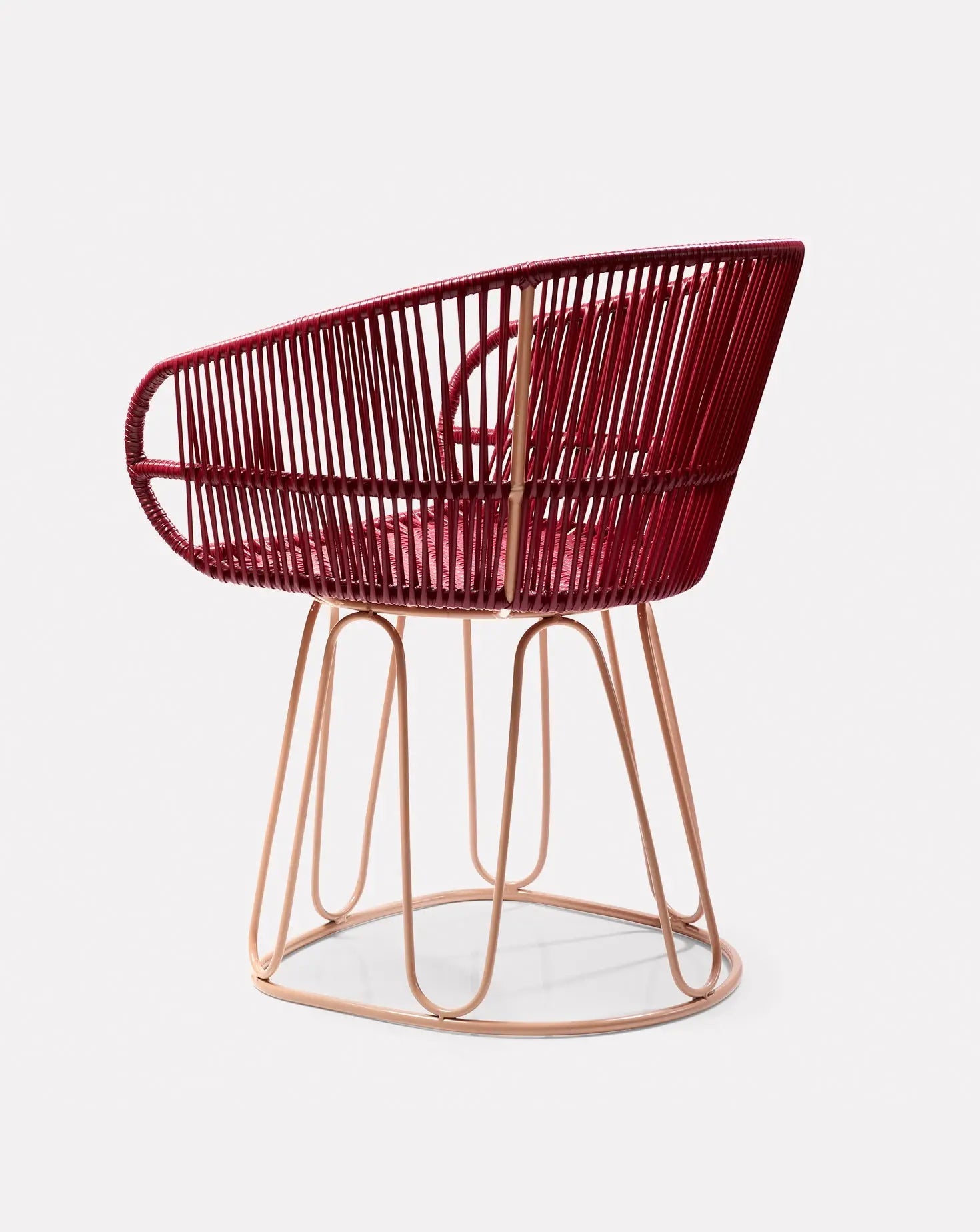 Chaise de salle à manger rouge