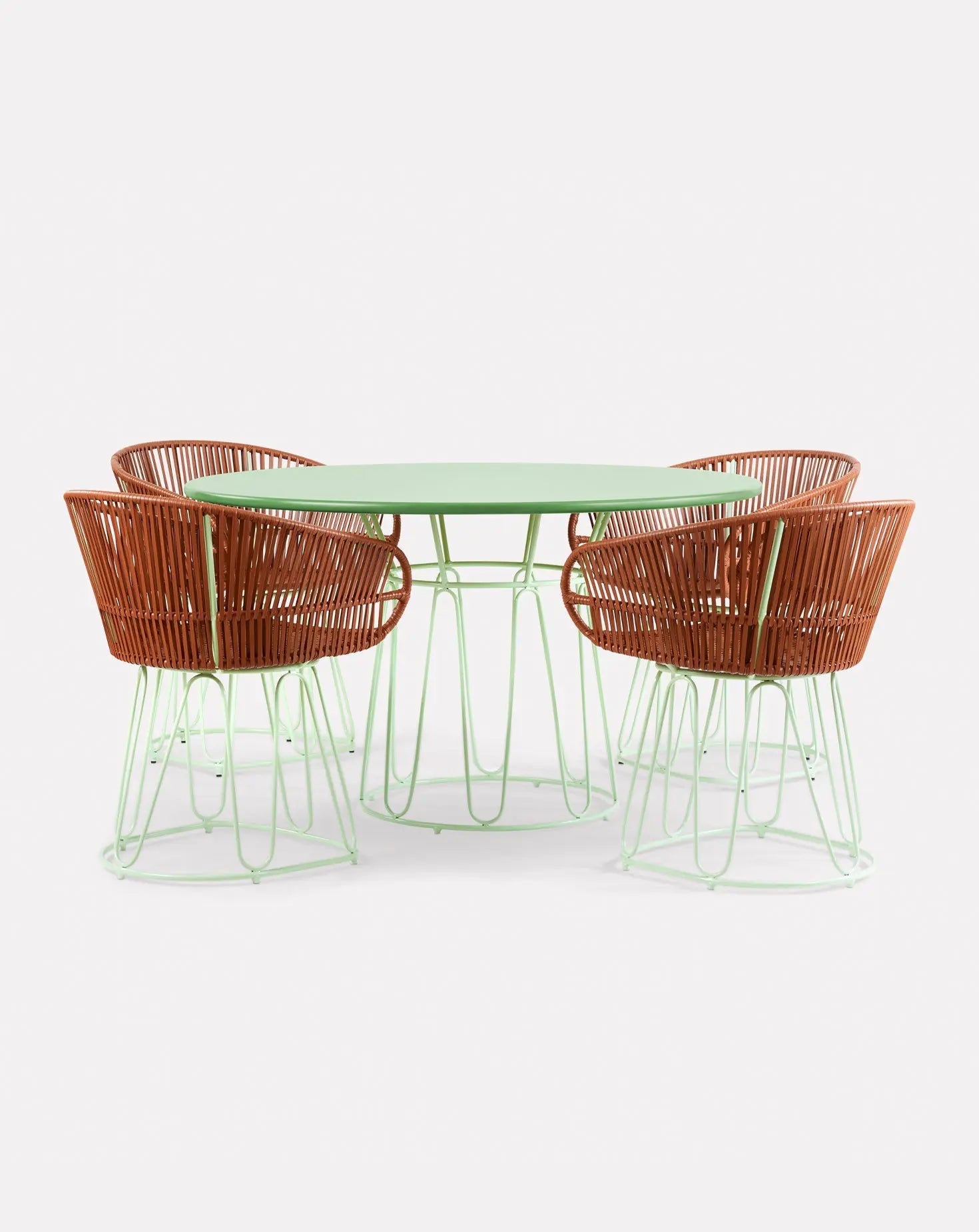 Table à manger vert pastel