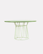 Table à manger vert pastel